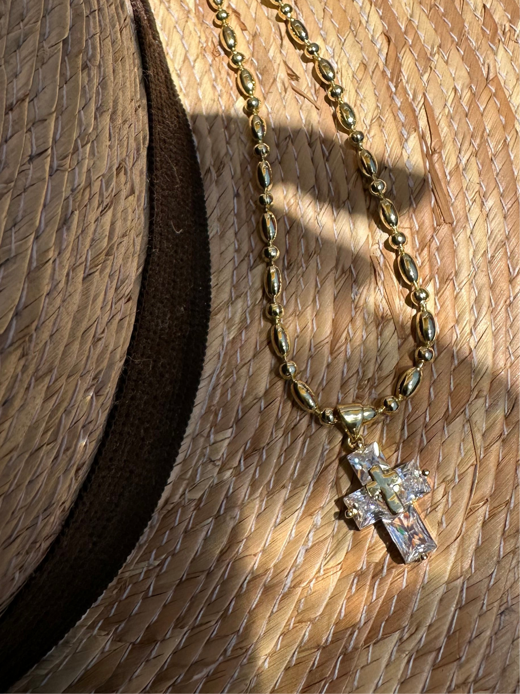 Doble Cruz necklace
