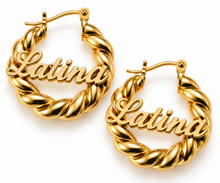 Load image into Gallery viewer, Latina Hoops
