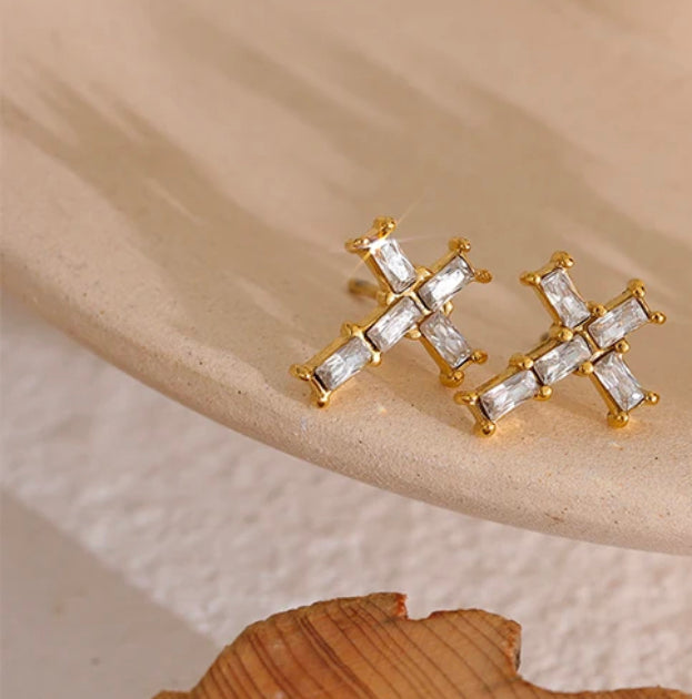 Cross studs